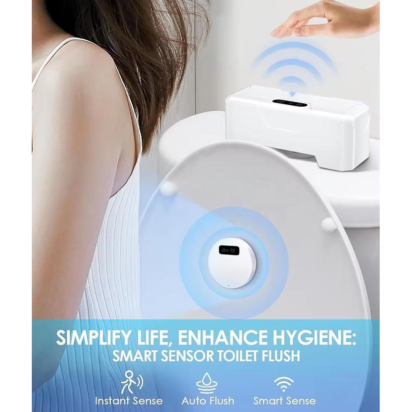 Flush Smart Sensor Toilet / Automatik Butang Indukti Toilet Flush Toilet Flush External Infred / Flu