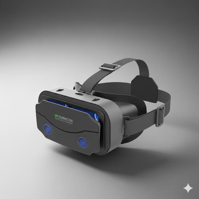 Vinztage0 Shinecon G13 - Kacamata VR Bioskop IMAX 360° untuk Nonton Film & Gaming 3D dengan Layar Ra