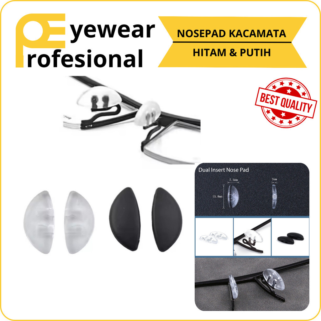 Nose Pad Porsche Nosepad Design Kacamata Sunglass Bahan Silikon Silicone [NPT2]