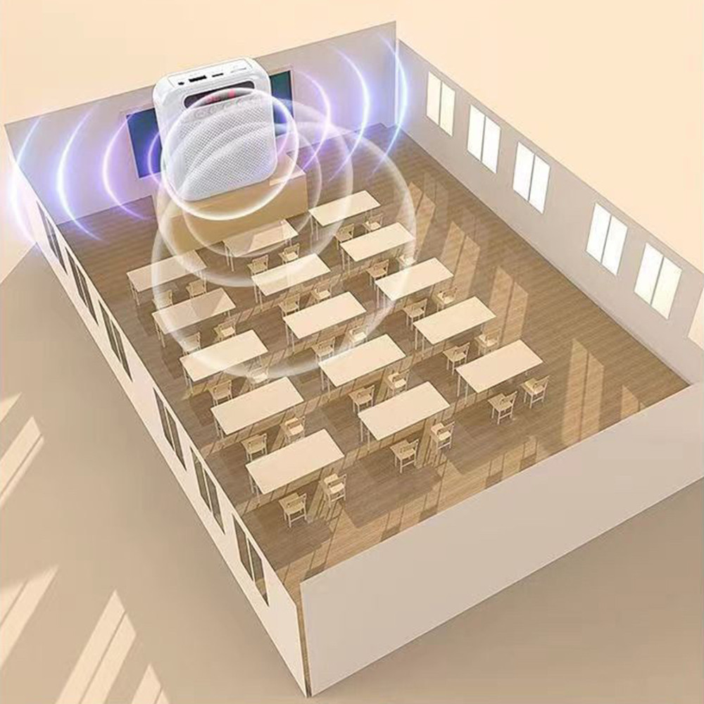 Mini Voice Amplifier​​ Loudspeaker Function Rechargeable Battery​​ Headworn Microphone Loudspeaker L