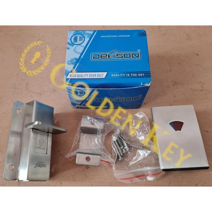 Kunci Grendel Slot Lavatori Dekkson Dekson KLV 021LI SSS Toilet WC