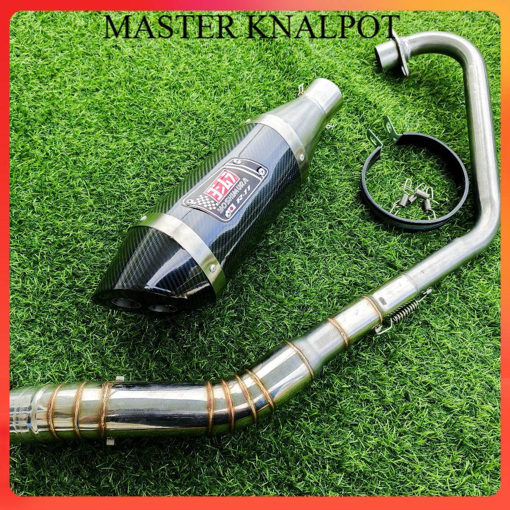 Knalpot Yoshimura R11 bass adem Vixion fu Sonic CBR Vixion old Megapro R15 MX king knalpot racing
