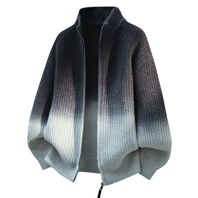 Jaket Cardigan Sweater Rajut Longgar Pria