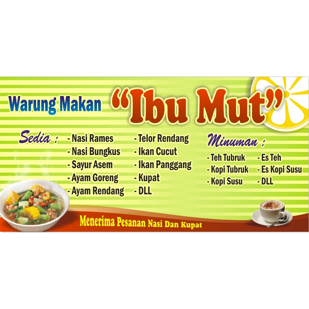 Spanduk Warung | Spanduk Warteg | Spanduk Makanan | Spanduk Jajanan | Spanduk Murah | Spanduk Seblak