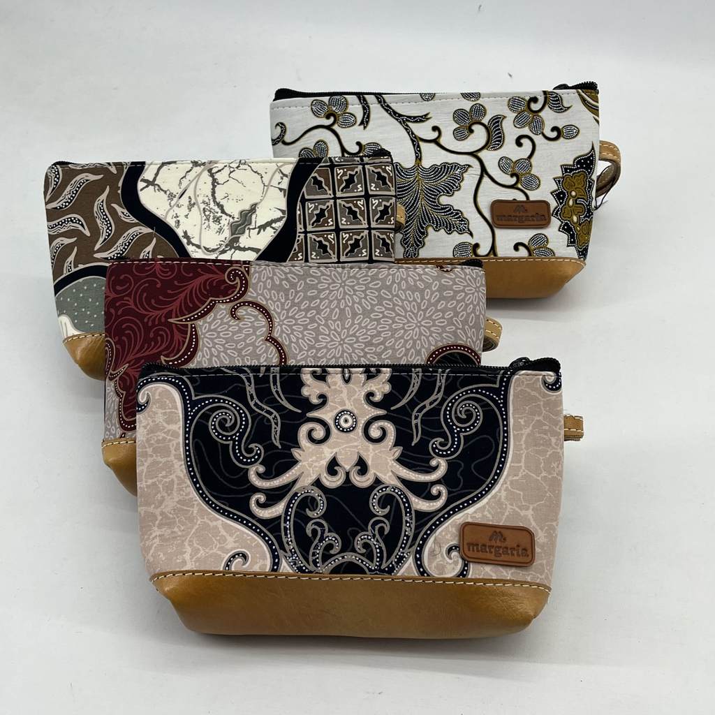 MARGARIA BATIK - Souvenir Pouch Dompet Batik - Pouch Kosmetik - Dompet Kosmetik - Souvenir Pernikaha