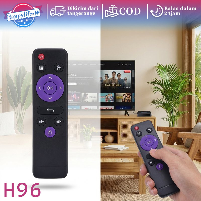 Remote Remot TV Box H96 Max 4K Ultra Smart Android STB Universal Untuk A95X Q3 H96 Mini