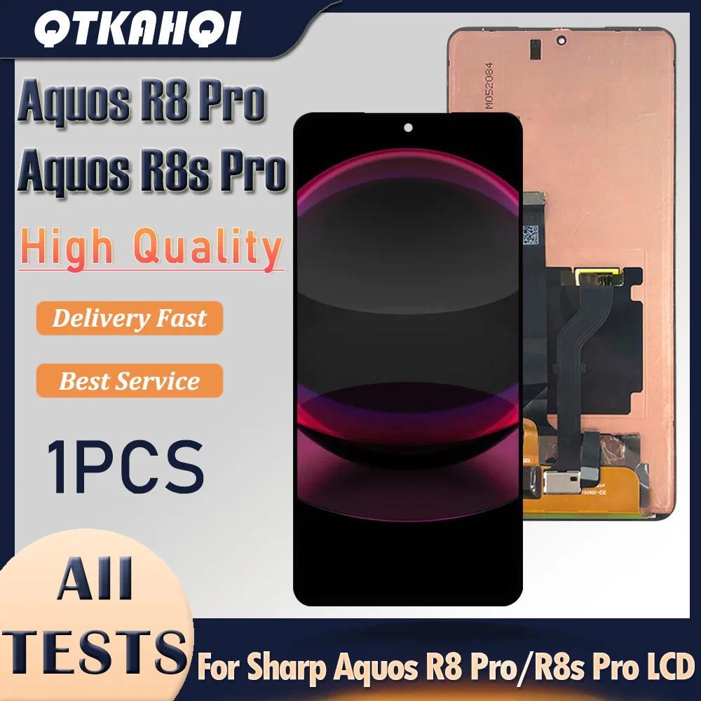 6.6" For Sharp Aquos R8 Pro LCD SH-51D splay Touch Screen Assembly gitizer For Sharp Aquos R8s Pro S