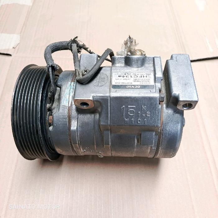 Kompresor compressor AC Assy set pully magnet clutch ac mobil Toyota kijang Innova inova diesel 2kd 