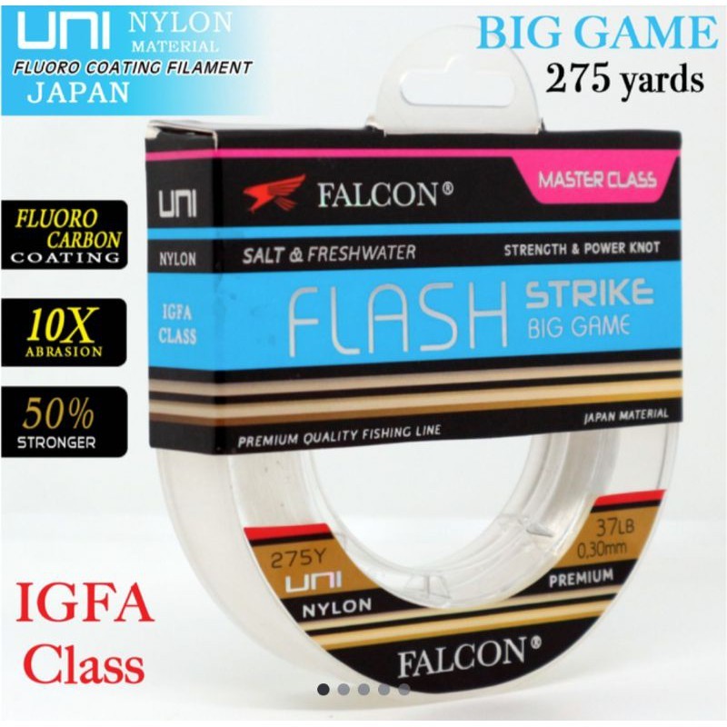 Joy|| Senar Pancing Falcon Uni FLASH 275 Yards / 250 meter