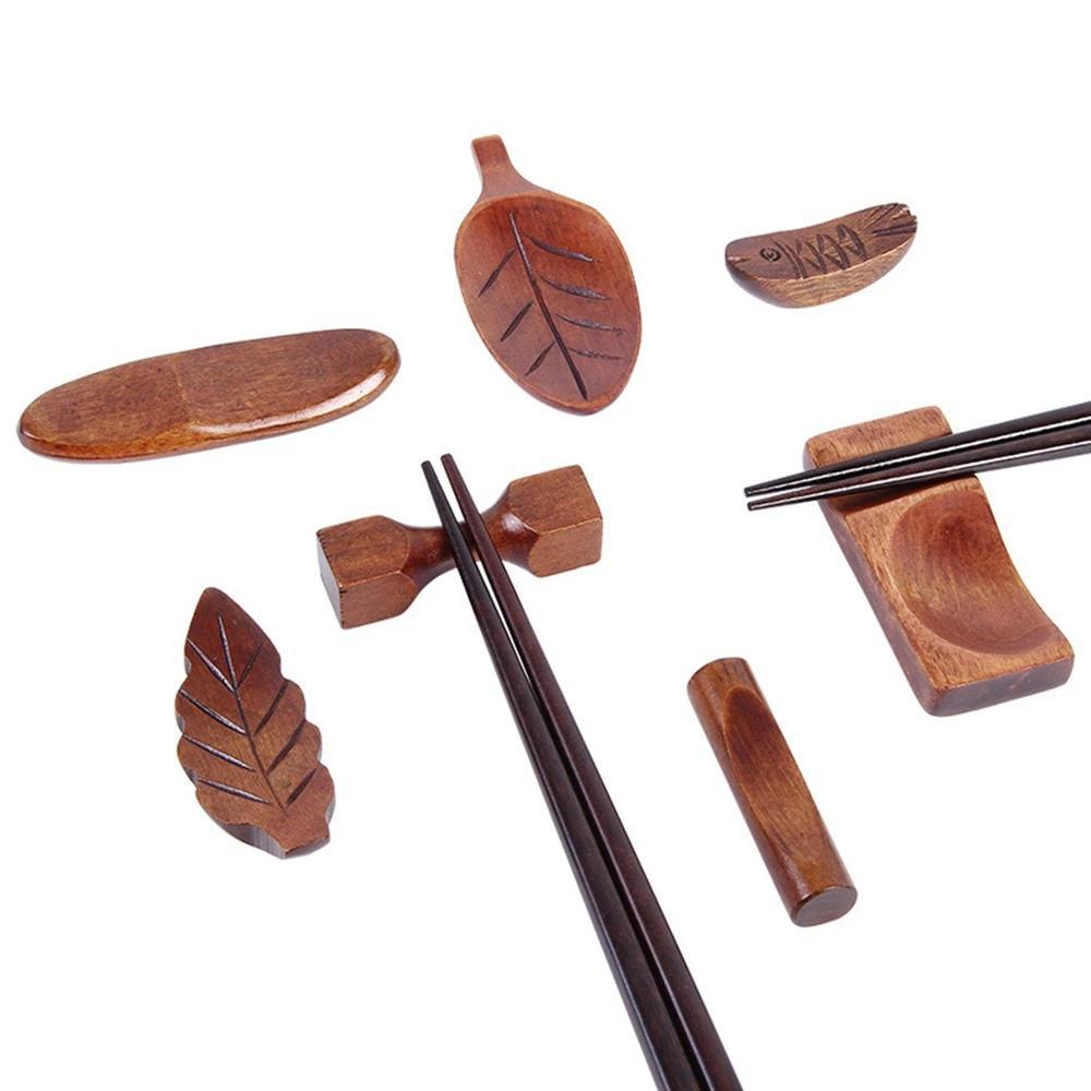 Wooden Chopsticks Holder Vintage Chopstick Rest Chopsticks Stand Holder Chopstick Rest For ning Tabl