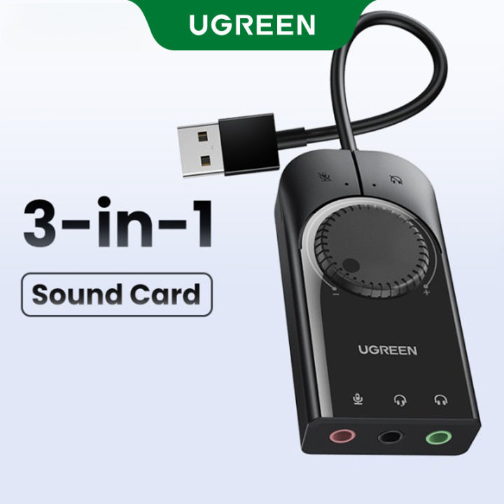 UGREEN Soundcard USB Eksternal Audio CM129
