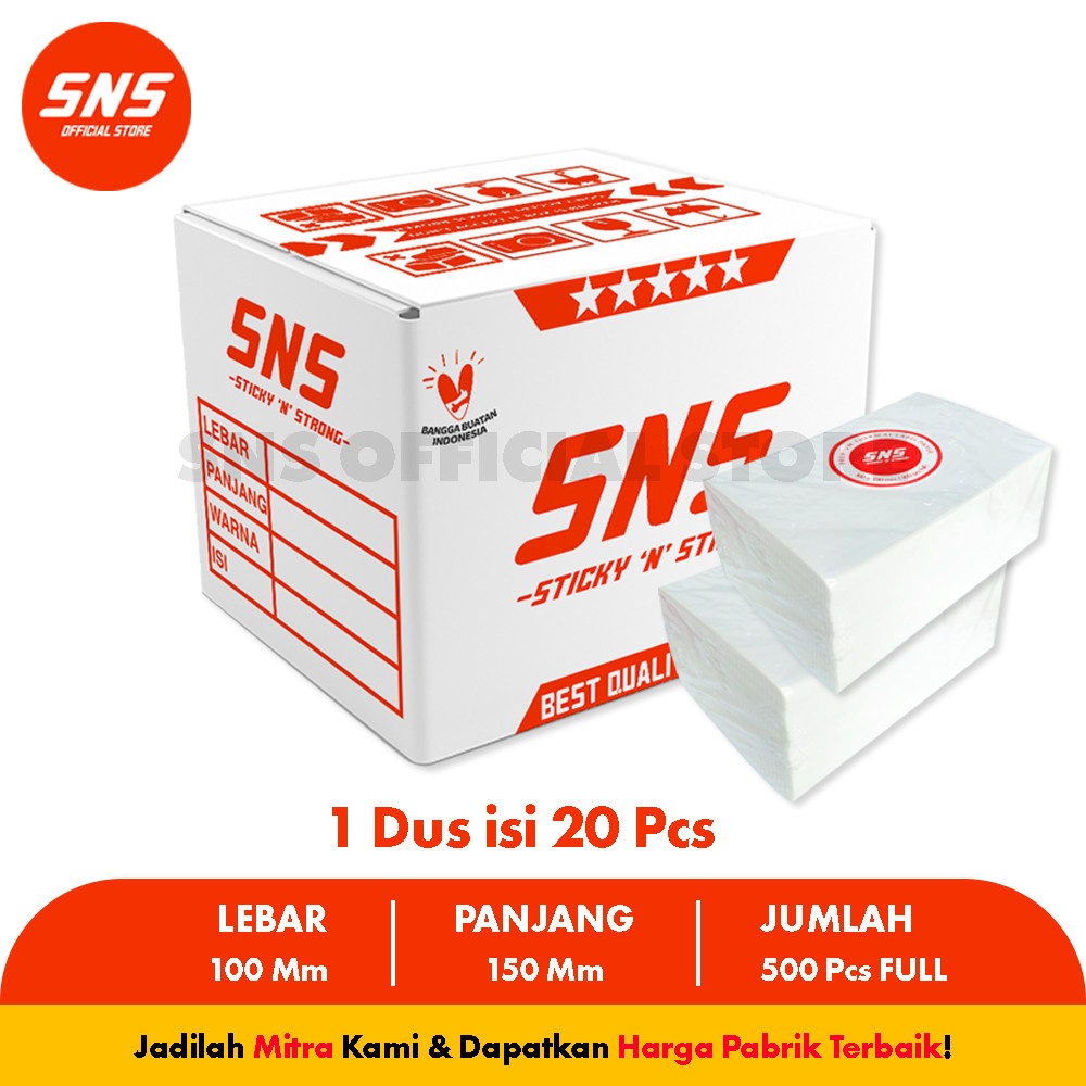 

(1 DUS / KARTON) Label Thermal Lipat A6 / 100 x 150 mm isi 500 Pcs - PUSAT PACKING INDONESIA (SAMEDAY / INSTANT)