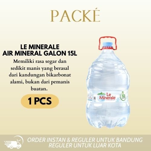 

Le Minerale Galon / Air Mineral Galon / Air + Galon / Kemasan Galon 15 Liter
