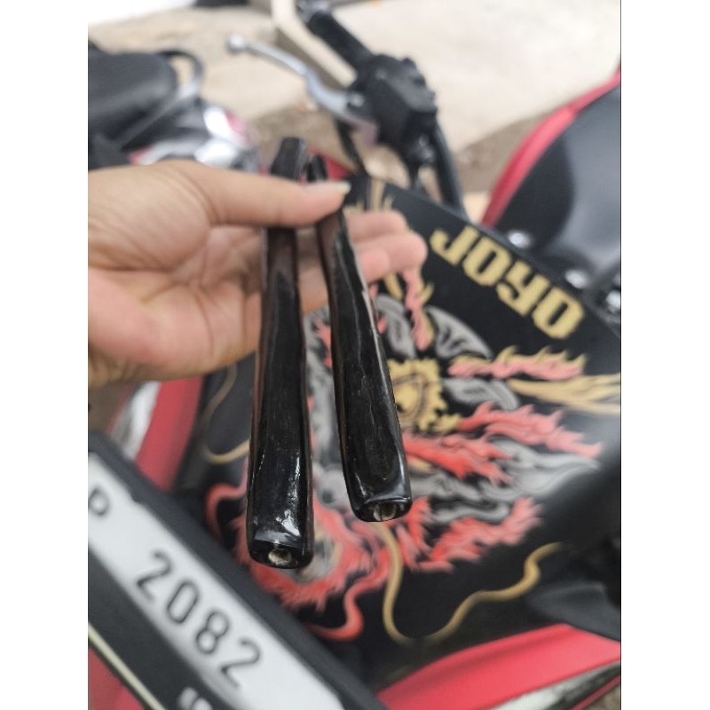 PIPA ONCE AKAR BAHAR HITAM NATURAL SUPER PANJANG