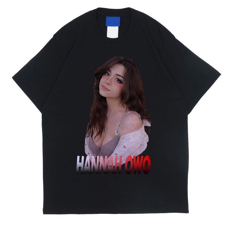 (COD) Kaos Pornstar Hannah Owo Streamer Tshirt Cotton Combed by Don Juanism