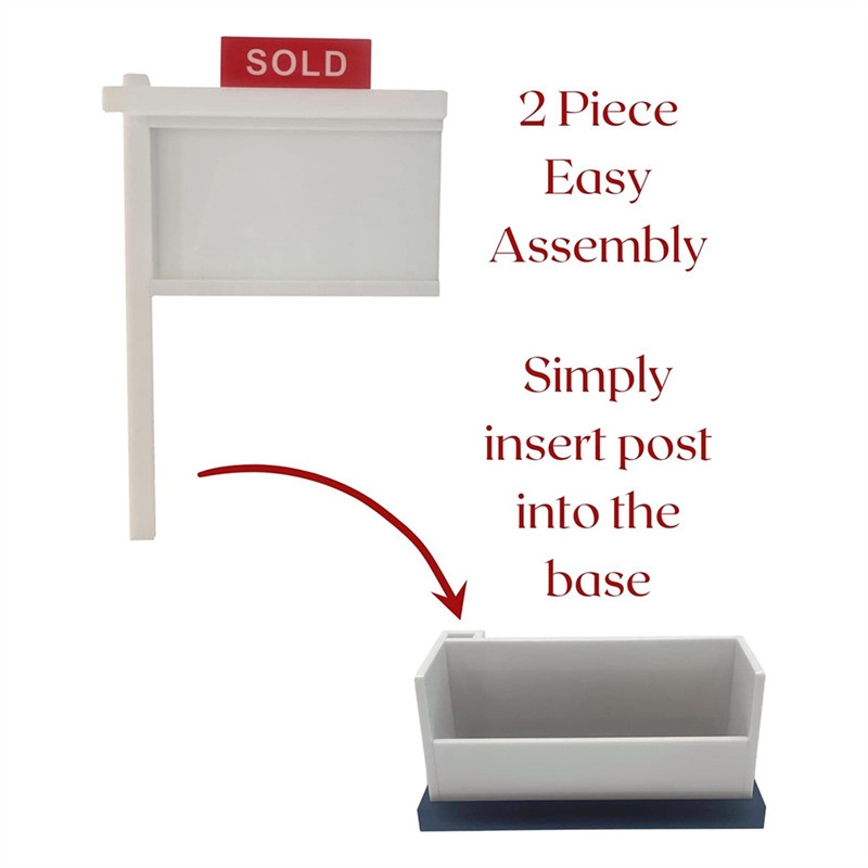 

B62B-1 PCS Name Card Holder Realtor Supplies For Realtor Display Your Own Personalized Business Cards Real Estate