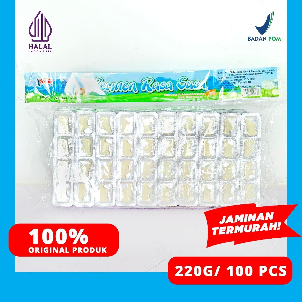 

PENGUIN Brand Permen Susu Bentuk Sapi Isi 400 pcs