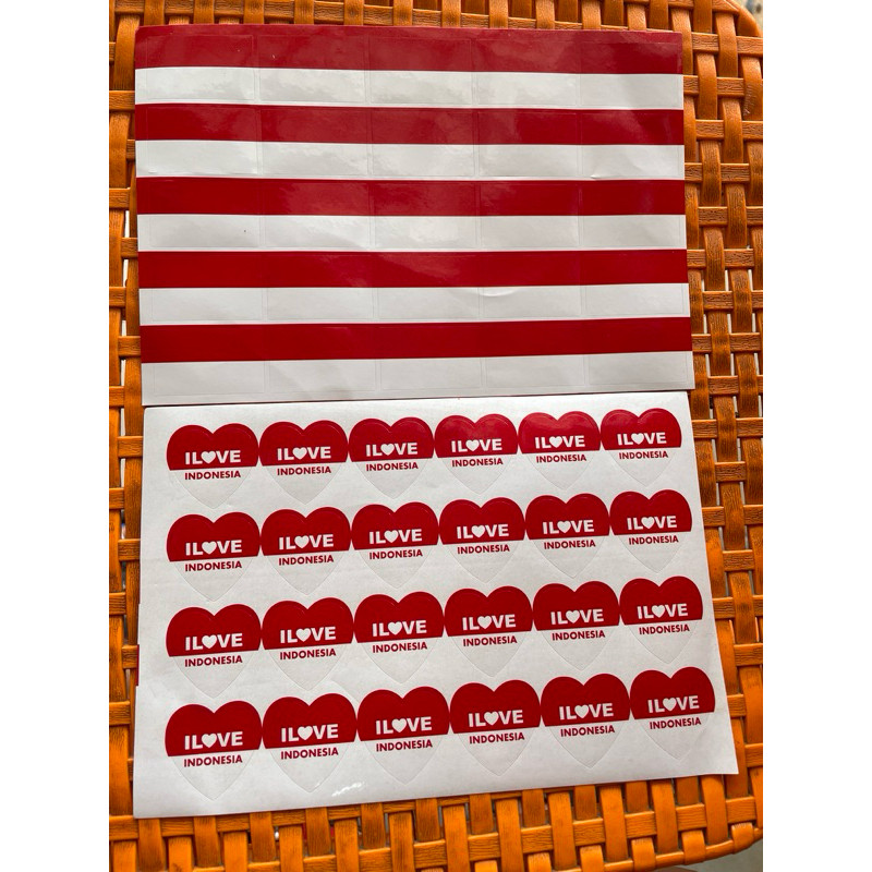 

Stiker Pipi Merah Putih Tempelan Pipi 17 agustus tujuh belas agustus