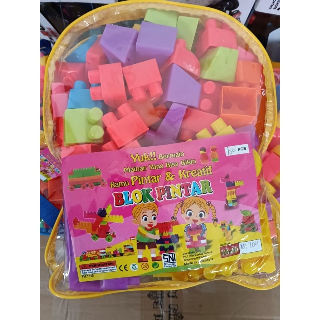 Blok Pintar Lego Blok Mainan Anak Edukatif