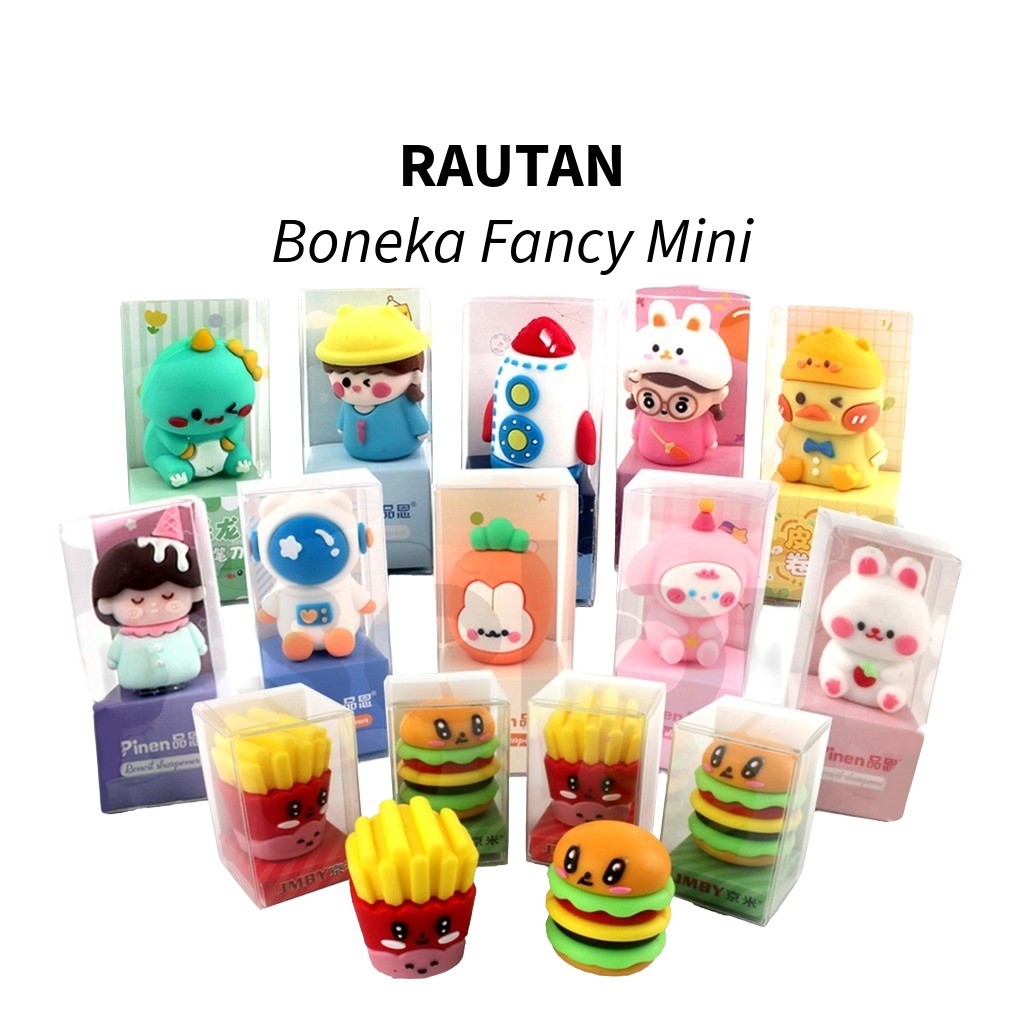 

❤️️1buah Rautan Mika Boneka 1 lubang / 1pc Rautan Boneka Karakter❤️️