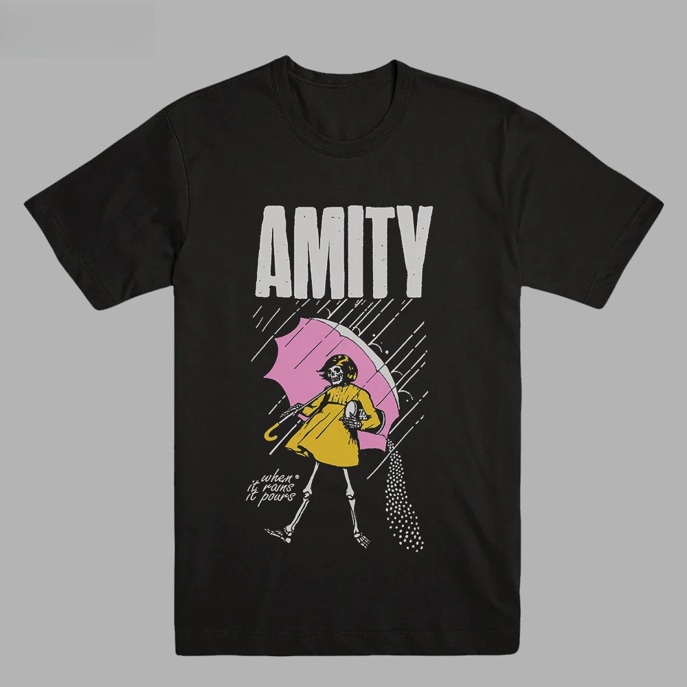 THE AMITY AFFLICTION - WHEN IT RAINS | T-SHIRT |  BAND MERCH