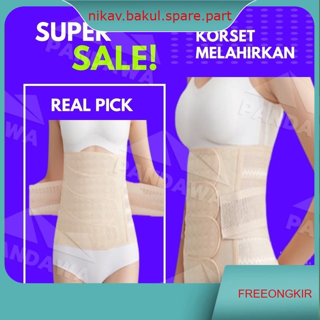Kendit Korset Stagen Ibu melahirkan Gurita Premium 4 shape GI83