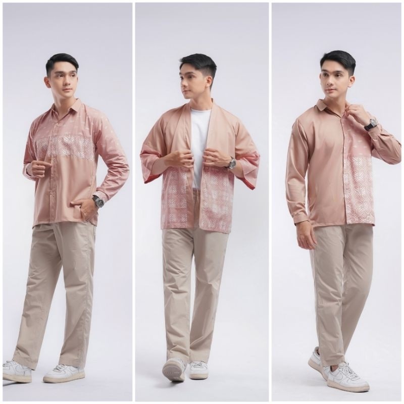 AMIER MOCCA Kemeja Pria Kemeja Batik Kemeja Koko Batik Baju Koko Batik Baju Muslim Pria