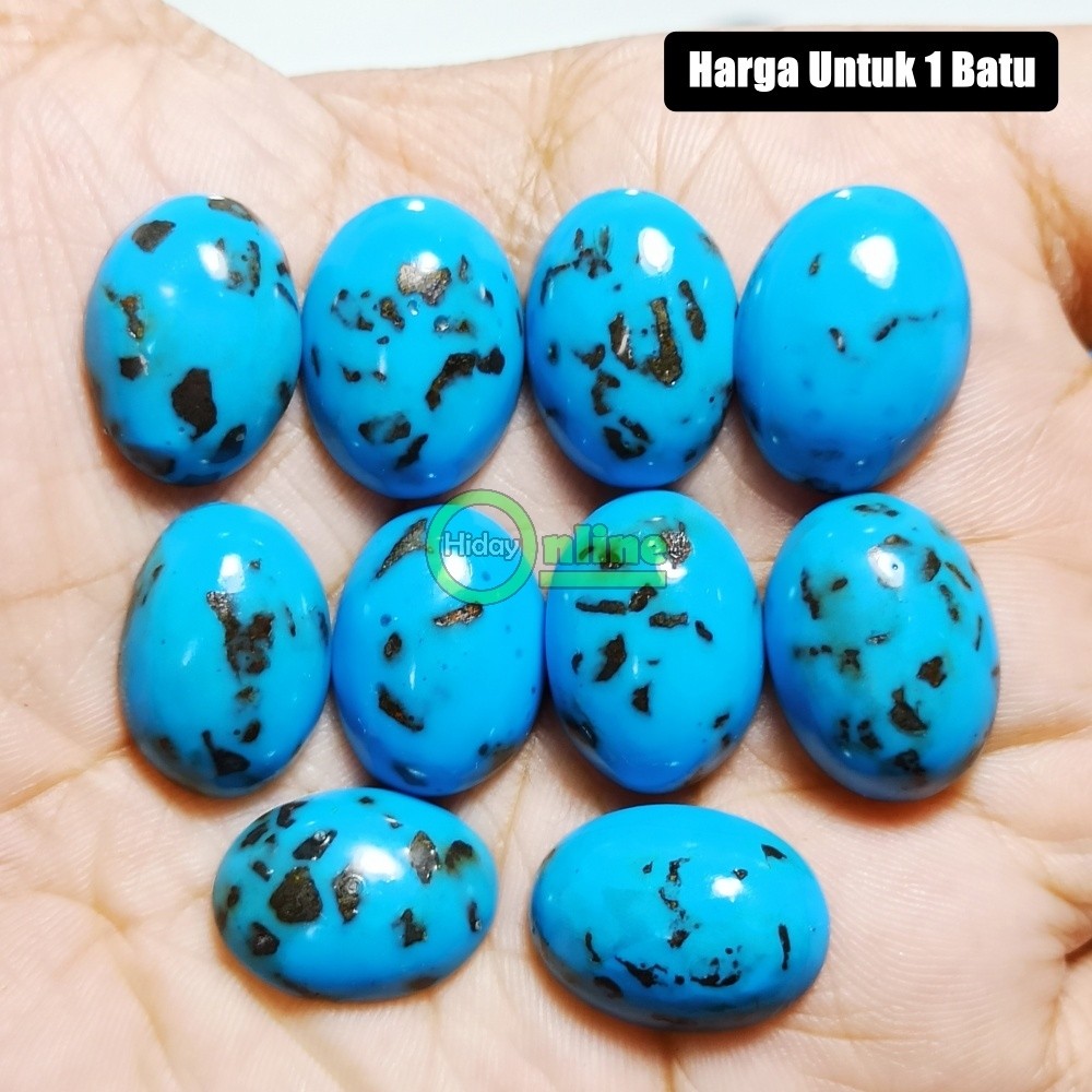 AKIK BADAR BESI BIRU NEMPEL MAGNET SINTETIS MURAH