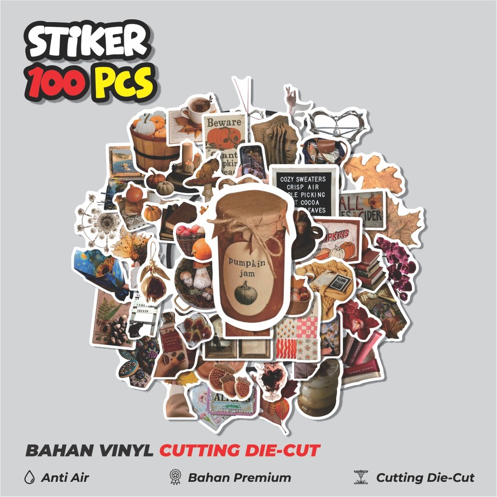 

Terbaru! 50 pcs Stiker Summer Aesthetic Vintage Dekorasi Lucu Kreatif untuk Notebook, Skateboard, HP
