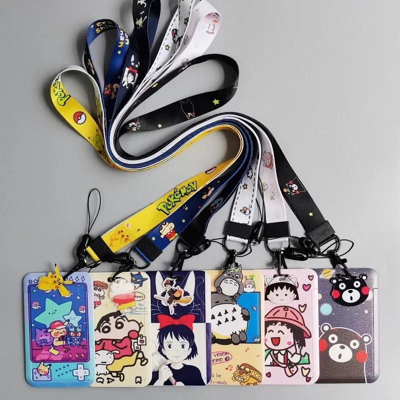 

Anime Card Cases card Lanyard Key Lanyard Cosplay Badge ID Cards Holders Neck Straps Keychains