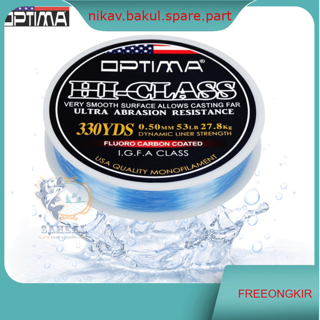 Senar Pancing Super Kuat OPTIMA HI CLASS (Biru Laut)