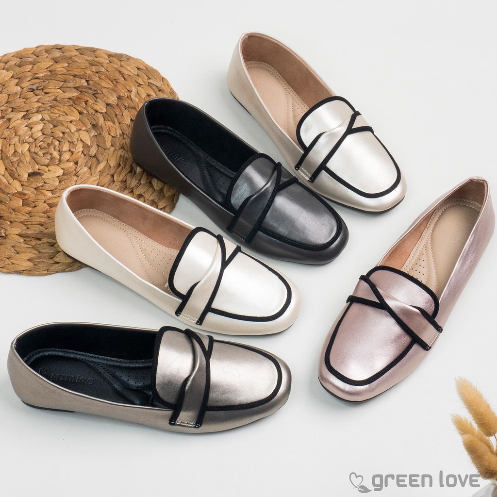 Green Love Sepatu Flatshoes Wanita LAUREN