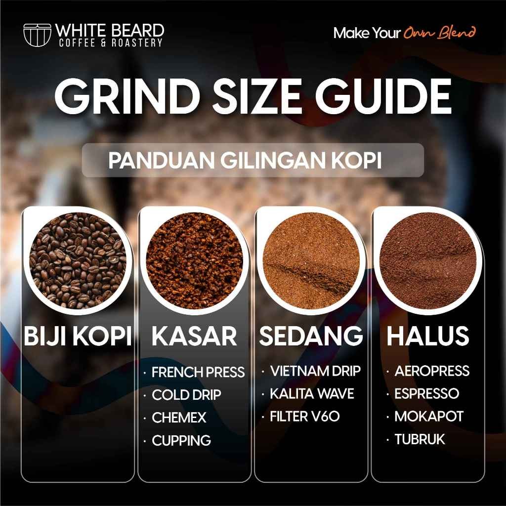 

JAMIN MURAH !!!Whitebeard - Commercial Blend Arabika 50% Robusta 50% Biji Kopi Bubuk Kopi Susu 500 gr 1 kg(BISA LANGSUNG ORDER)