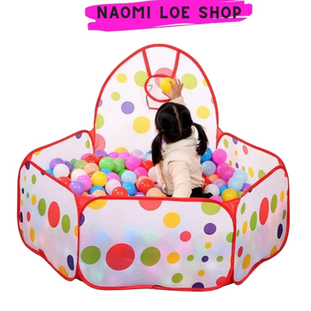 Mainan Kolam Tempat Mandi Bola Anak - Anak mainan tenda bola mainan bayi