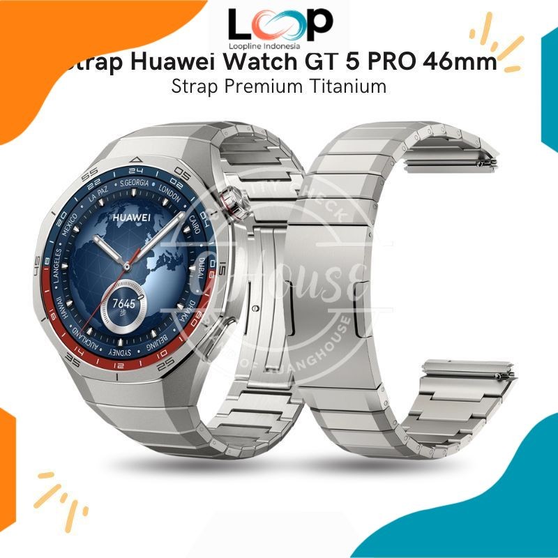 Strap Huawei Watch GT 6 PRO 46mm / GT 5 PRO Titanium Premium Strap Huawei Watch GT 5 PRO 46mm Quick 