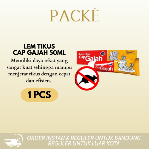 

Lem Tikus Cap Gajah / Lem Tikus Kemasan Tube 50ML