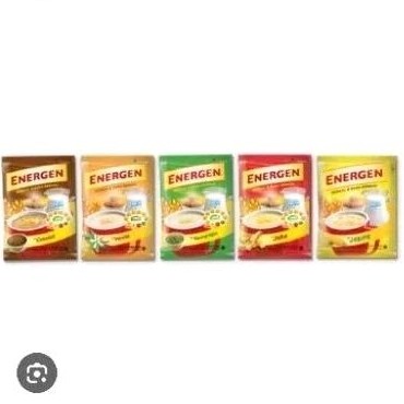 

Energen Jahe/Vanilla/Coklat/Kacang Hijau Isi 10 Sachet