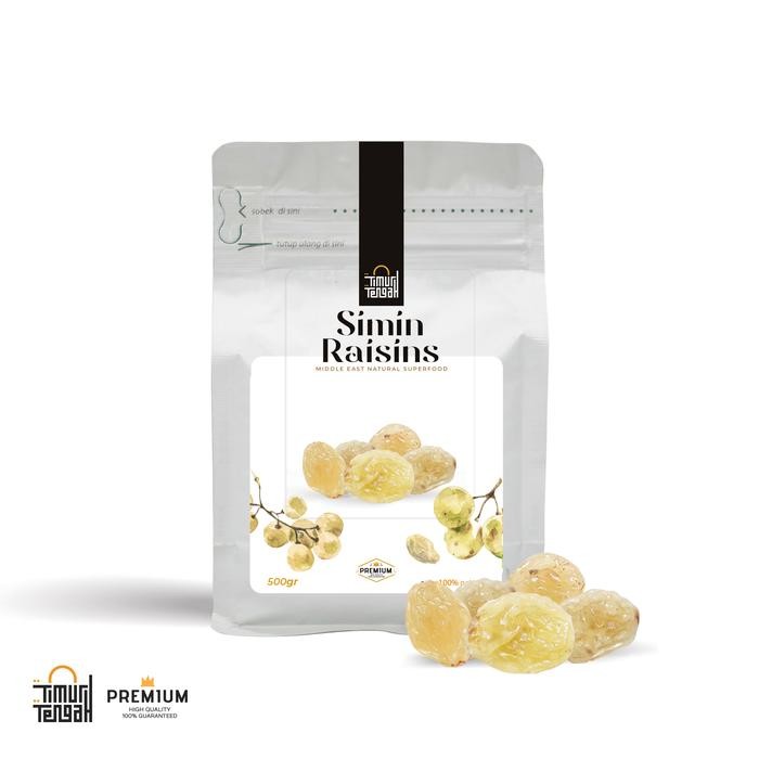 

Sale Timur Tengah Sweet Raisins 500 gr Kismis Manis Golden Asam Manis Dark Hitam Mutiara Simin Premium High Quality - Sweet Raisins Terlaris
