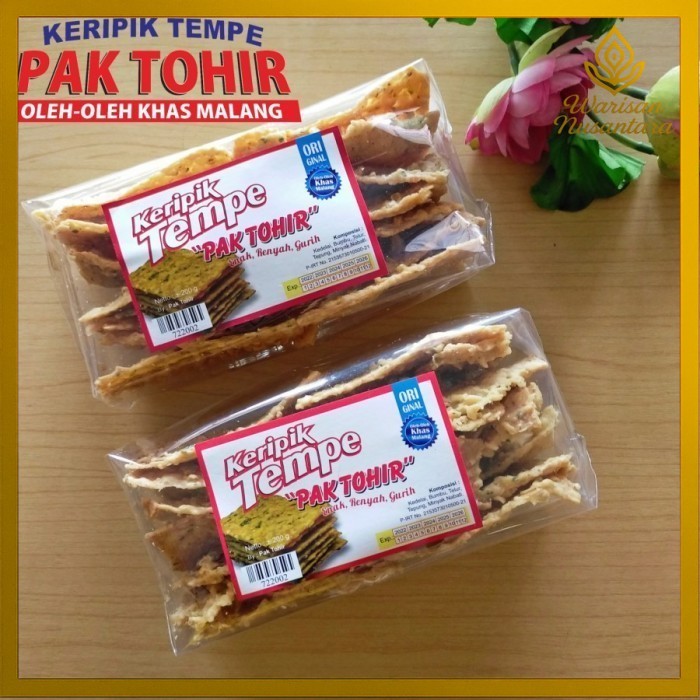 

Keripik Tempe Malang Pak Tohir sarirasa, Renyah Enak Khas Oleh Oleh