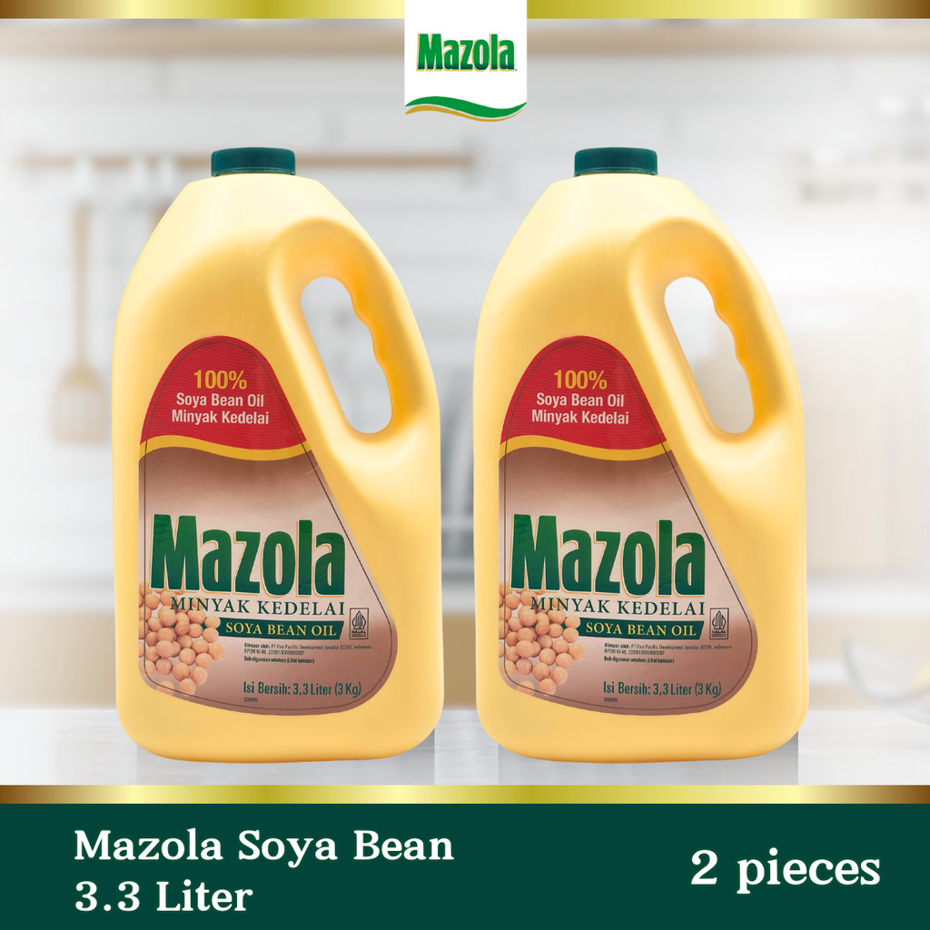 

Mazola Soya Bean Oil Minyak Kedelai 3.3 Liter - Twin Pack