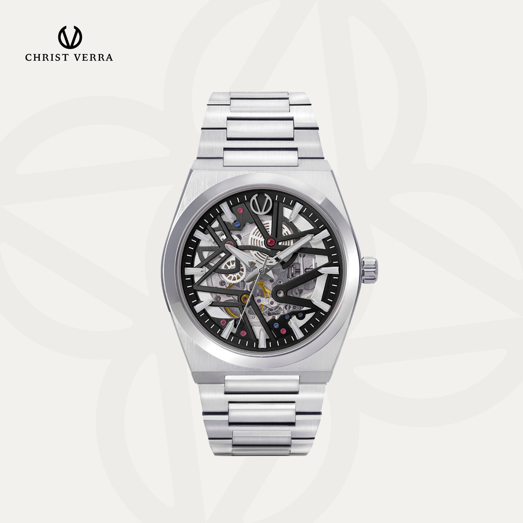 Christ Verra Casual Men's Watches Jam Tangan Pria Automatic Luxerno Series CV 110819G-11 BLK FREE RO