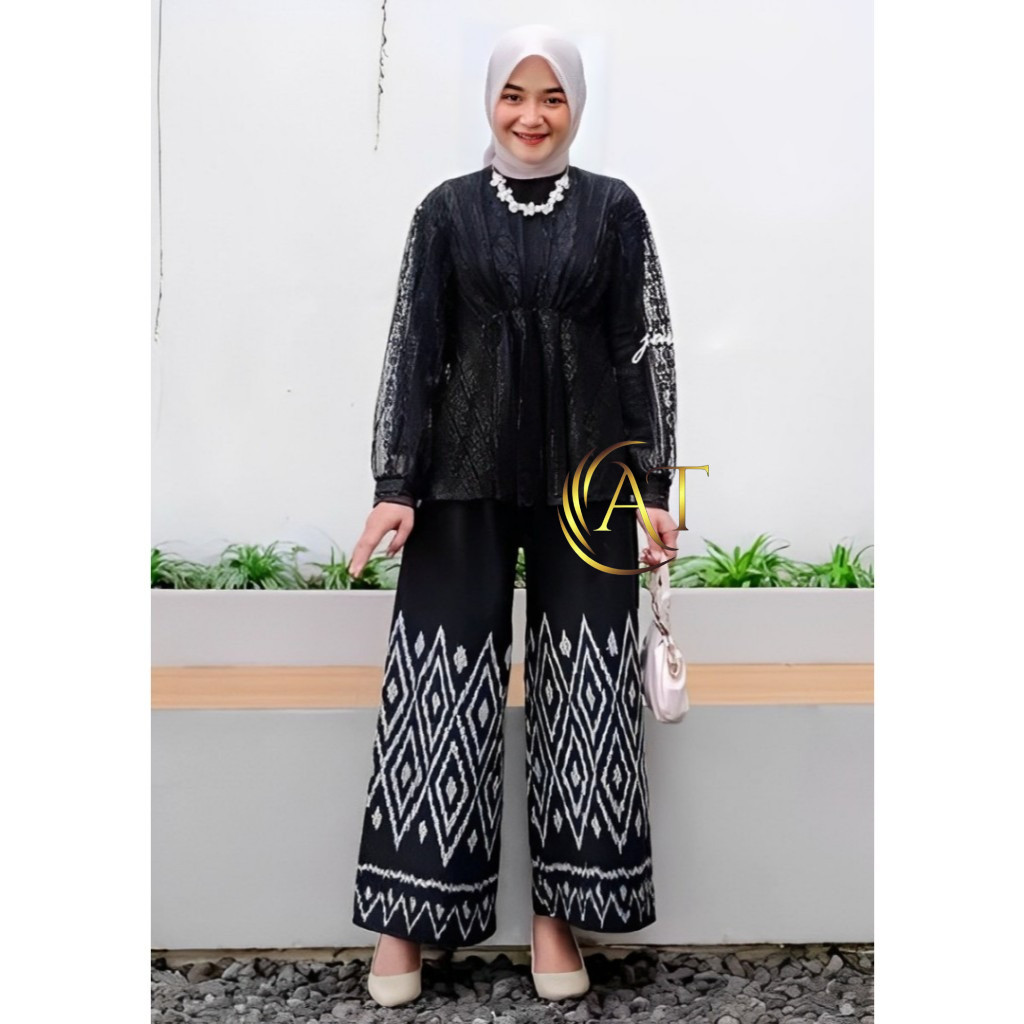 Celana Panjang Kulot Tenun Troso Soket Bawahan Tenun Wanita Styles Modis Batik Ori Skena Remaja