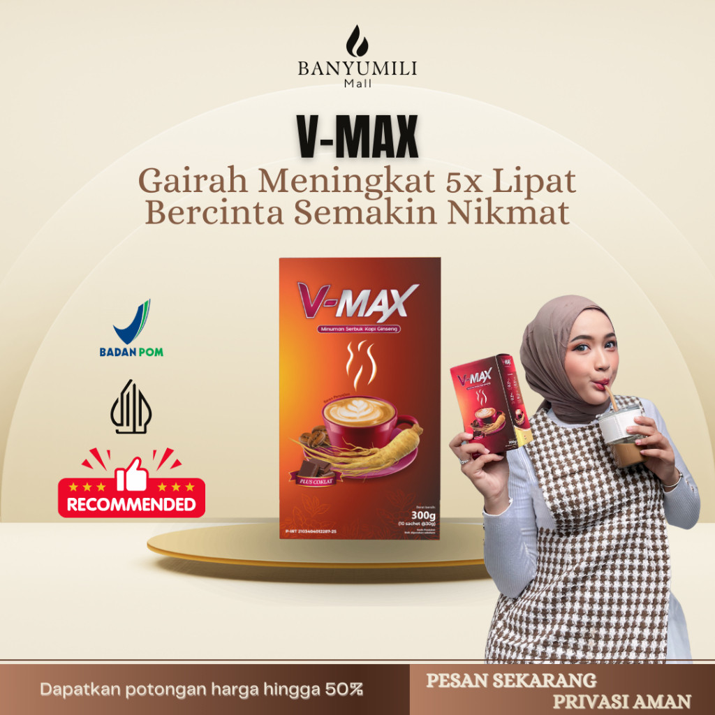 

V MAX COKLAT MINUMAN CHOCOLAT PERANGSAN WANITA TERMURAH ORIGINAL ( 1BOX 10 SACHET )