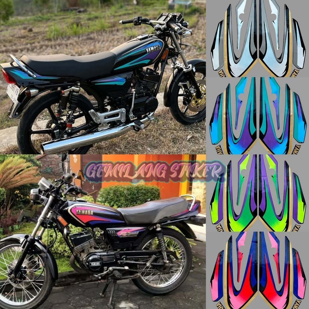 Striping Sticker Yamaha RX Spesial RX S RXS 1995 1996 Fullset