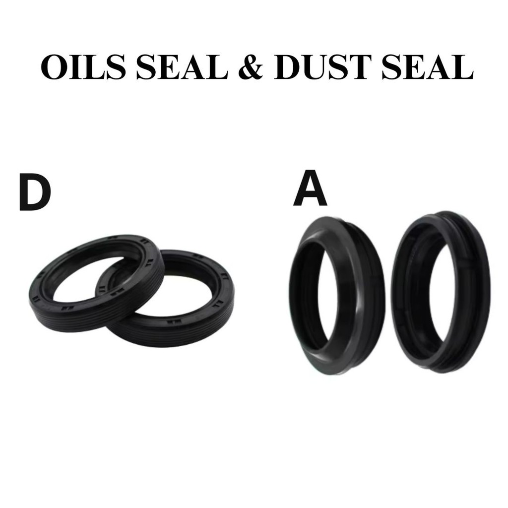 43*55*9.5 Seal Shock depan Motor KAWASAKI ZX 11 ZX1100 NINJA ZX11 ZZR1100 ZZR1100 ZX 93