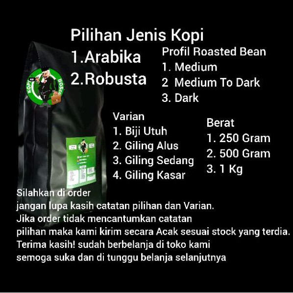 

JAMIN MURAH !!!Kopi Arabika Wine Aceh Gayo 1 kg Grade1 Premium Roast Bean termurah terlaris Biji/Bubuk(BISA LANGSUNG ORDER)