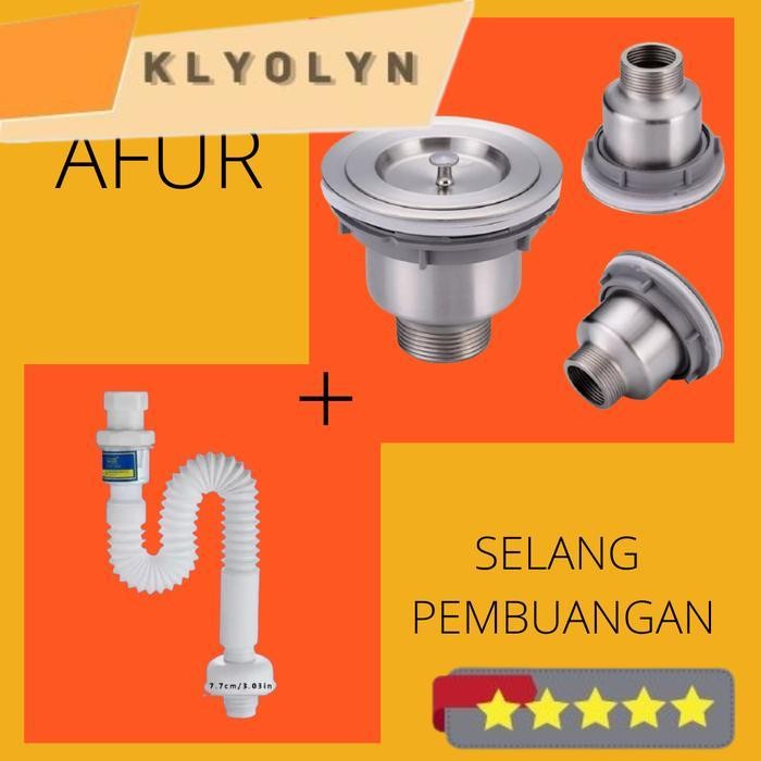 AFUR STAINLESS DAN SELANG PEMBUANGAN