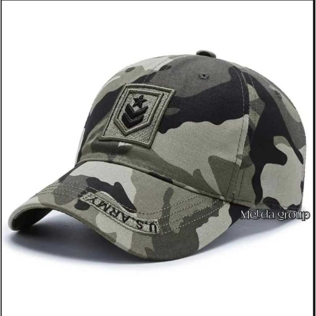 Topi Baseball Camo Loreng Cap Us Army Topi Import Premium