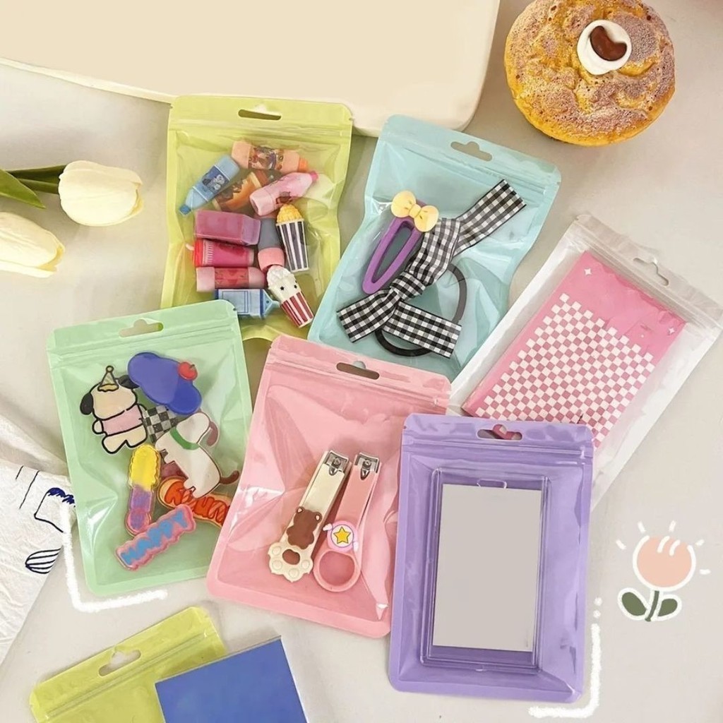 

[1-Pcs] KLIP WARNA ziplock klip warna warni serbaguna Lucu Klip perhiasan aksesoris dan hadiah