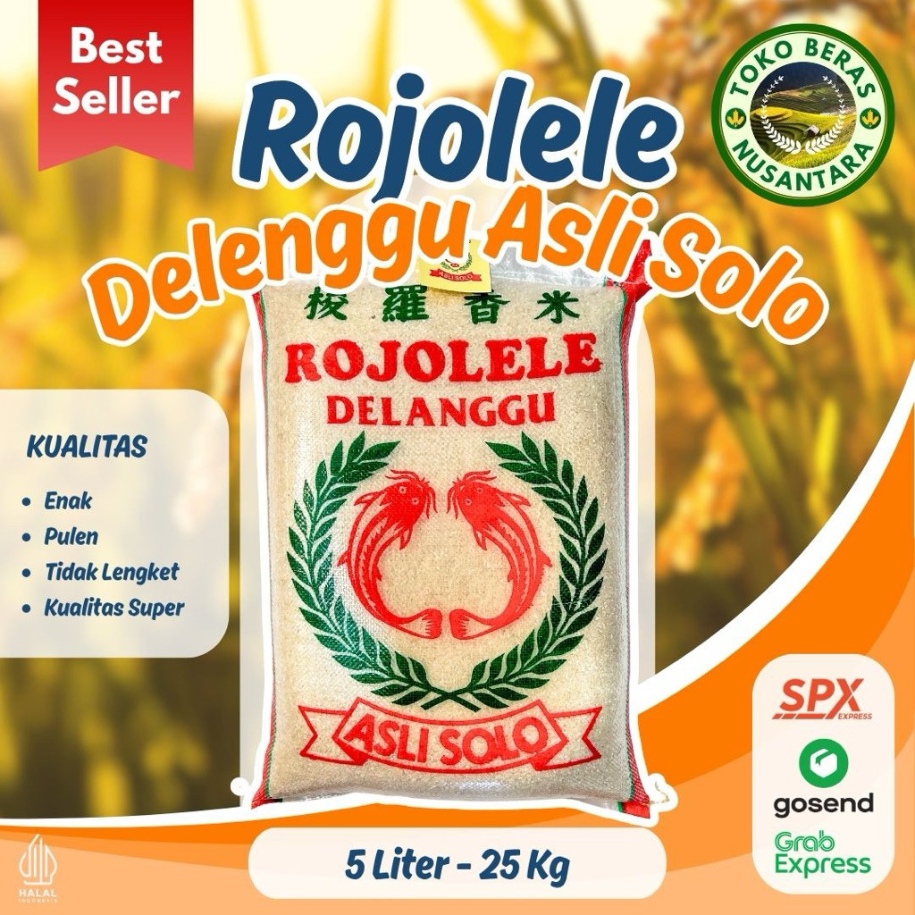 

Rojolele Delanggu Asli Solo - Berat Bersih 10 KILOGRAM